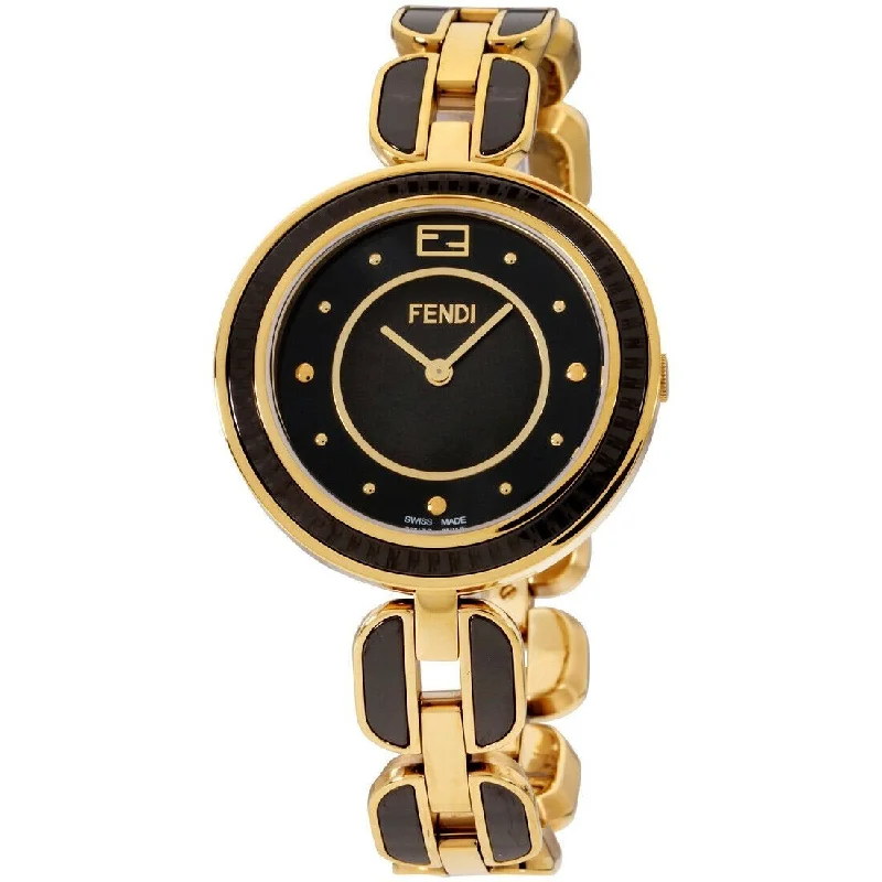 Soft rubber watches-Fendi Women's F372431501 My Way Two-Tone Ceramic and Stainless Steel Watch