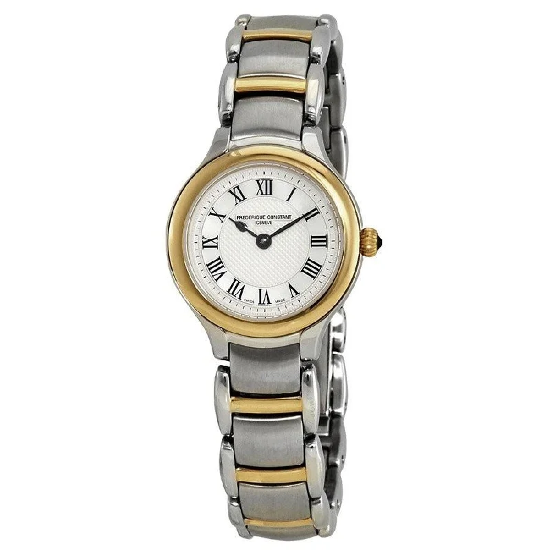 Vivid color watches-Frederique Constant Women's FC-200M1ER3B Classic Delight Two-Tone Stainless Steel Watch