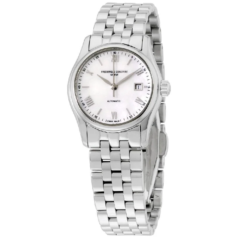 Pink strap watches-Frederique Constant Women's FC-303MPWN1B6B Classics Index Stainless Steel Watch