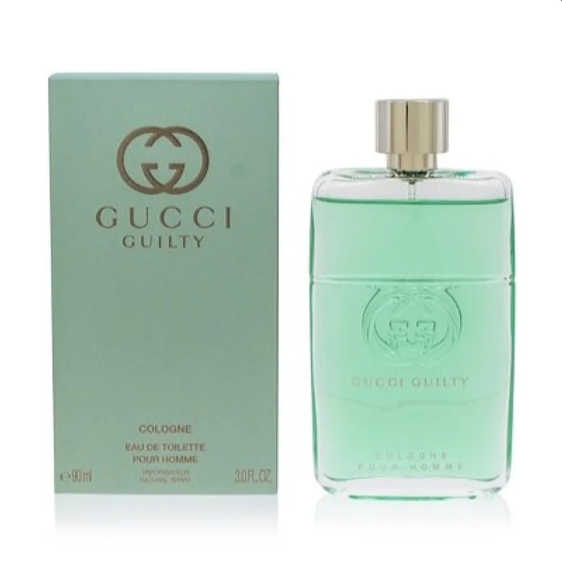 Sleek leather watches-Gucci Guilty Cologne P. Homme Gucci Edt Spray 3.0 Oz (90 Ml) For Men